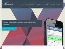 Tablet Screenshot of acumenmobile.com